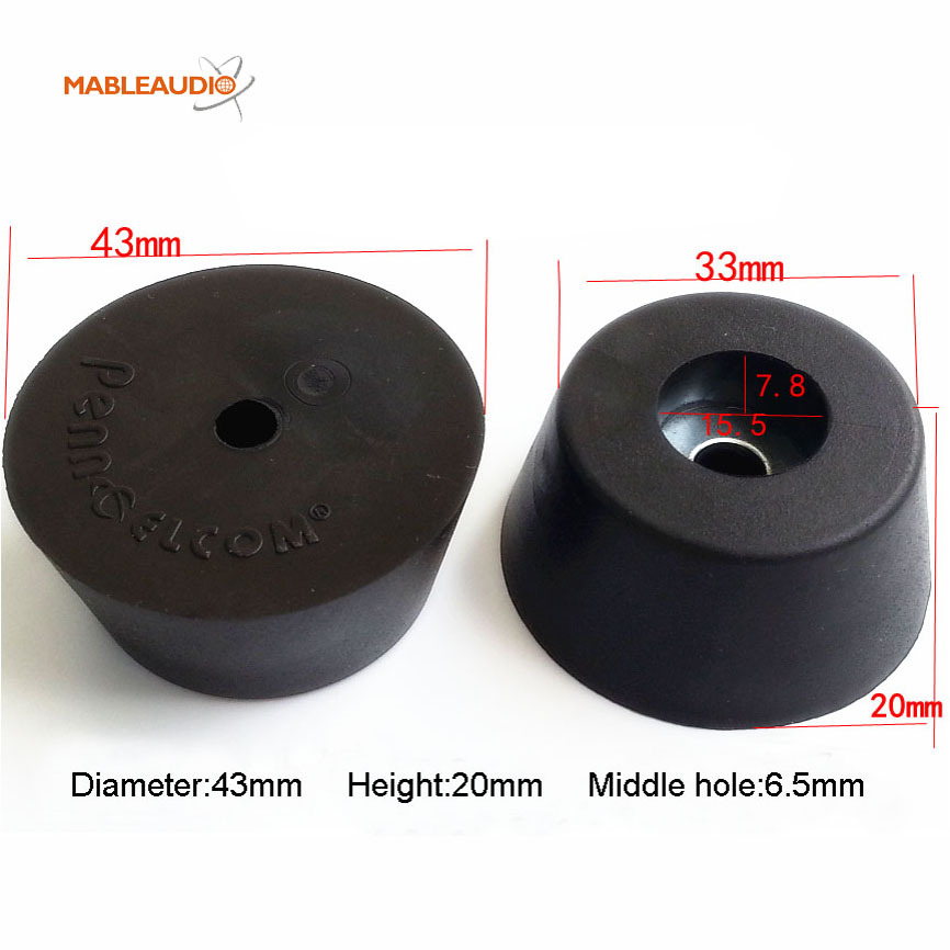 MAFE0136 10pcs 43x20 rubber feet