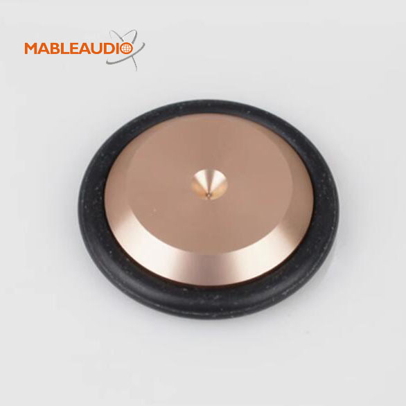 MAFE0035G 2pcs Dia41x8.5mm Gold color Aluminum feet