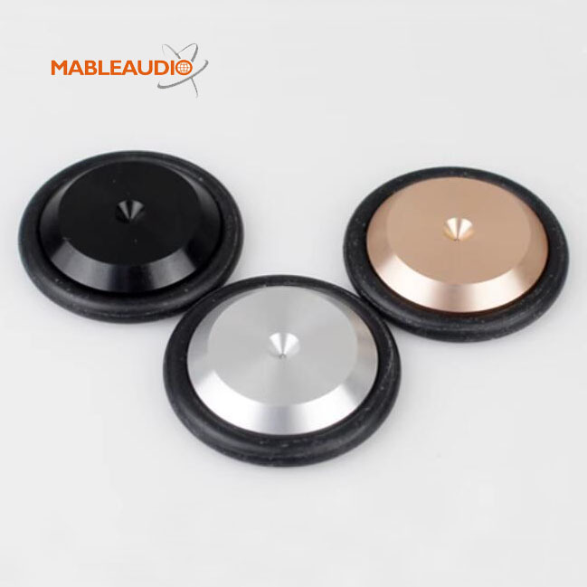 MAFE0035G 2pcs Dia41x8.5mm Gold color Aluminum feet