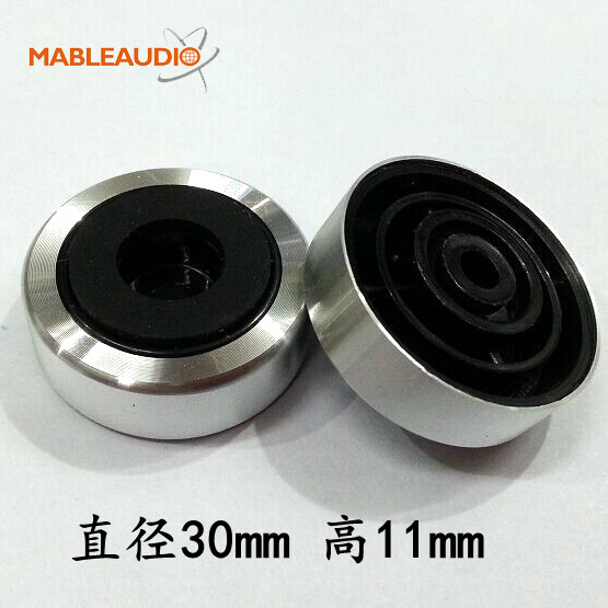 MAFE0135 4pcs 30x11 Amp feet silver