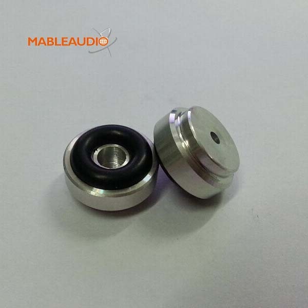 MAFE0190 Silver Dia21x9H  Aluminum feet
