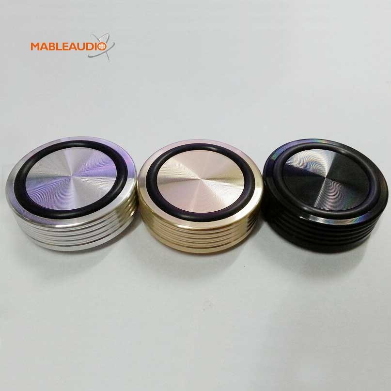 MAFE0209 Black Dia44x17 Aluminum feet