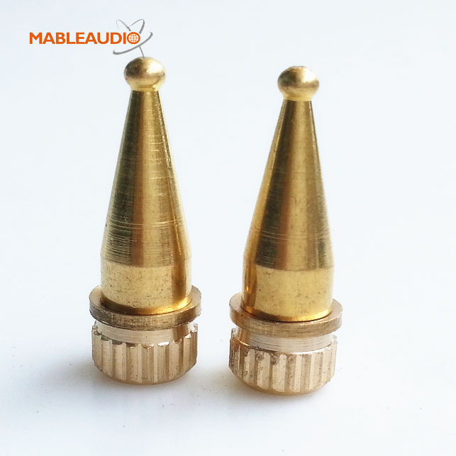 MAFE0415 10pcs 10x35 brass spikes