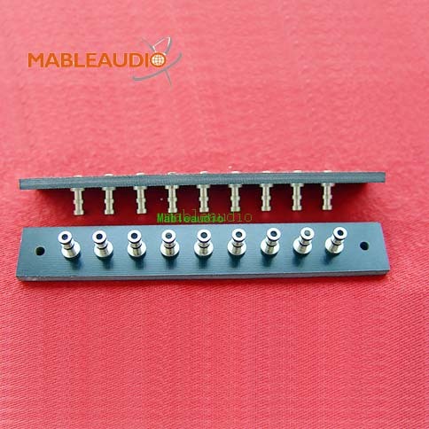 MABR0004 9pins turrets board black color