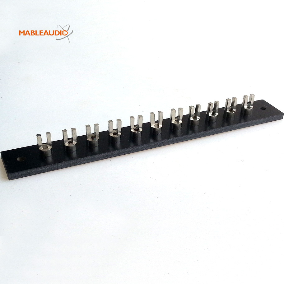 MABR0006D/MABR0006H 11pins 3mm with Nickel plated Y turrets
