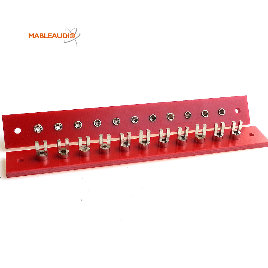 MABR0006D/MABR0006H 11pins 3mm with Nickel plated Y turrets