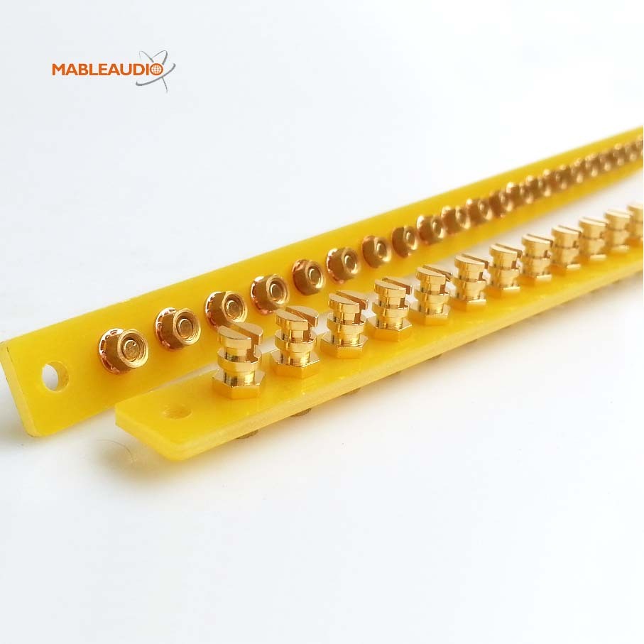 MABR0008 23pins turret board with gold plated forked turrets