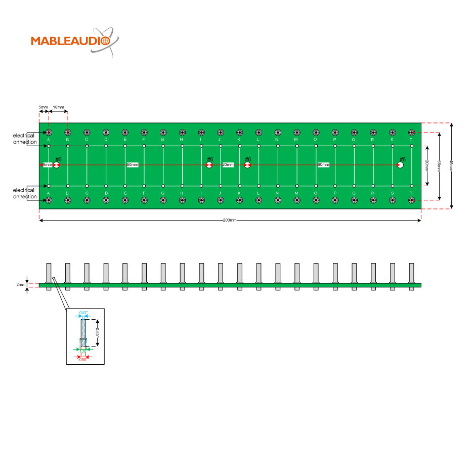 MABR0022 blue board with turrets