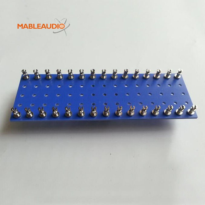 MABR0029/MABR0030 143x47x2 board w/nickel  forked turrets