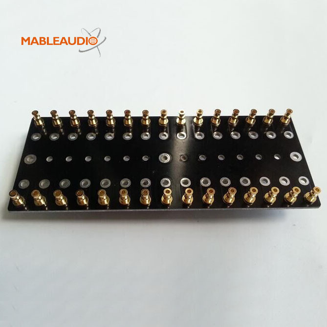 MABR0036 Black board with gold round turrets