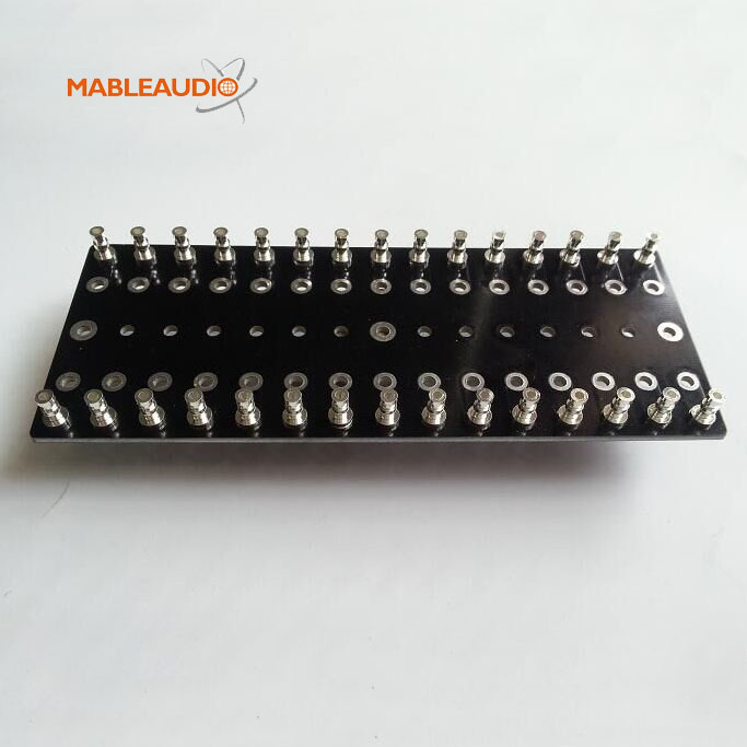 MABR0039 Black board with round nickel turrets