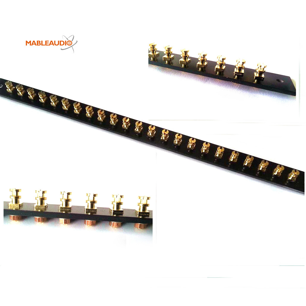 MABR0084 23pins turrets board 2mm thickness with  gold turrets