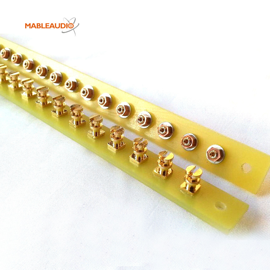 MABR0084 23pins turrets board 2mm thickness with  gold turrets