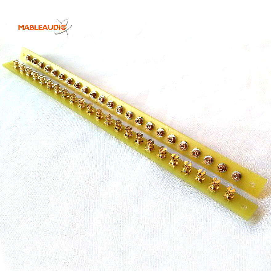 MABR0084 23pins turrets board 2mm thickness with  gold turrets