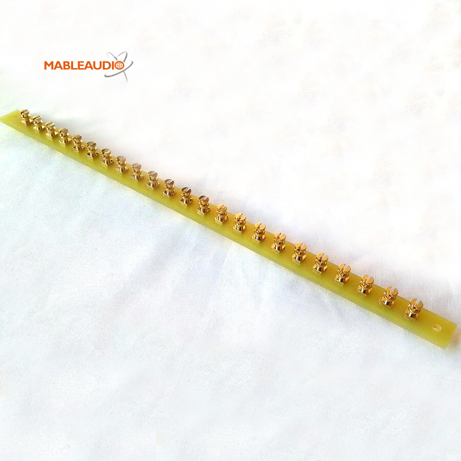 MABR0084 23pins turrets board 2mm thickness with  gold turrets