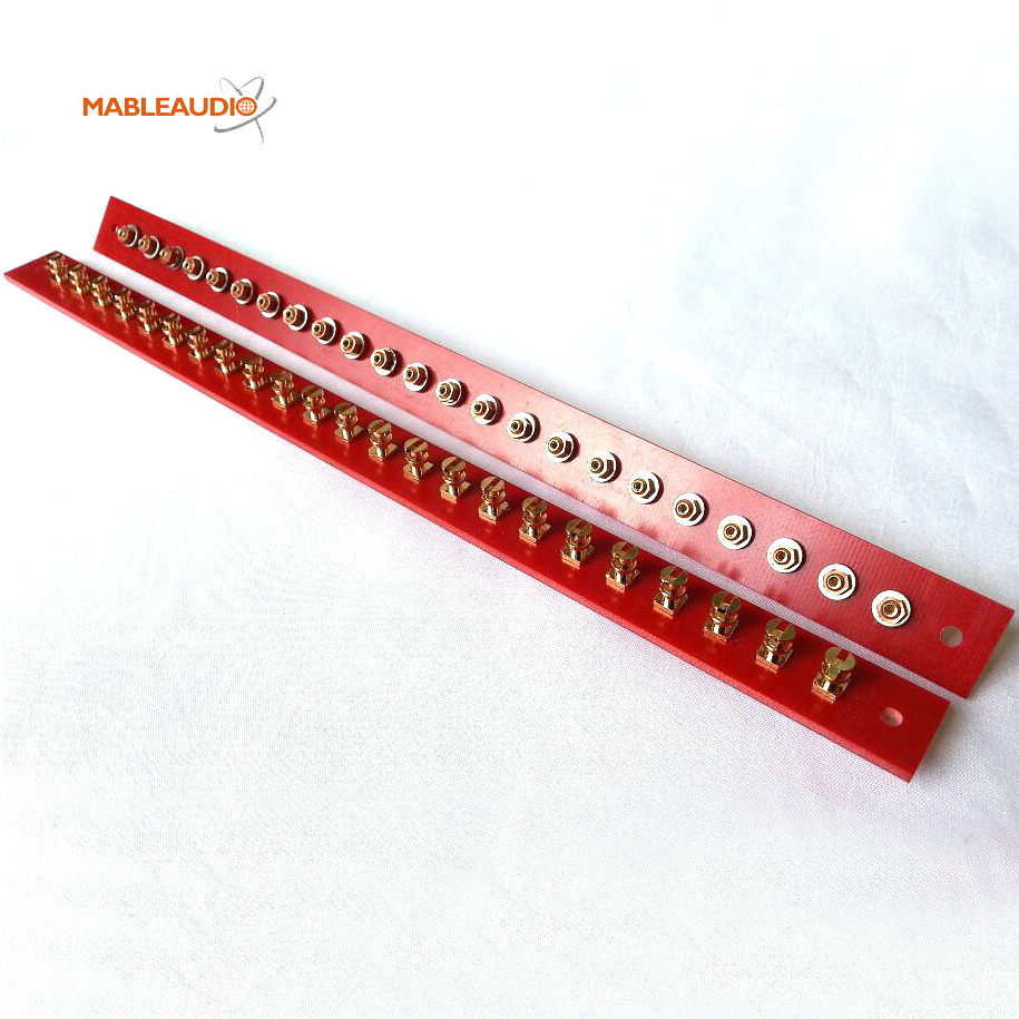 MABR0084 23pins turrets board 2mm thickness with  gold turrets