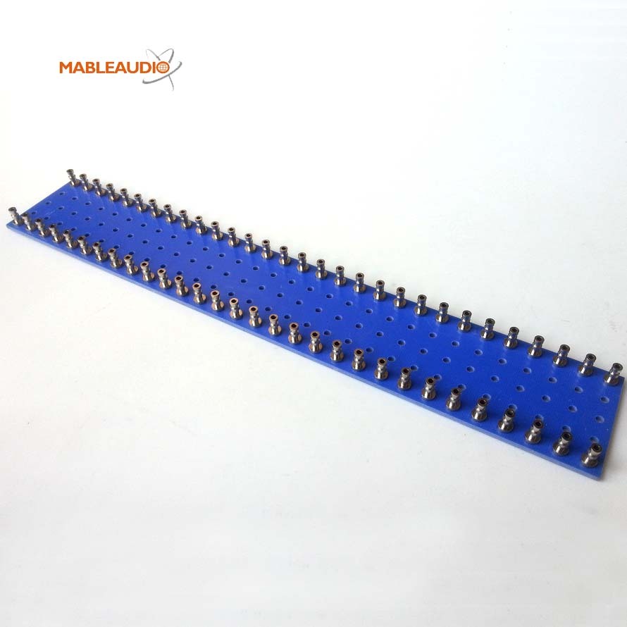 MABP0290 285x47x2 blue board with round turrets