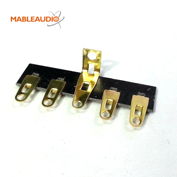 MABT0002 5pcs 5pins tag strip gold plated pins