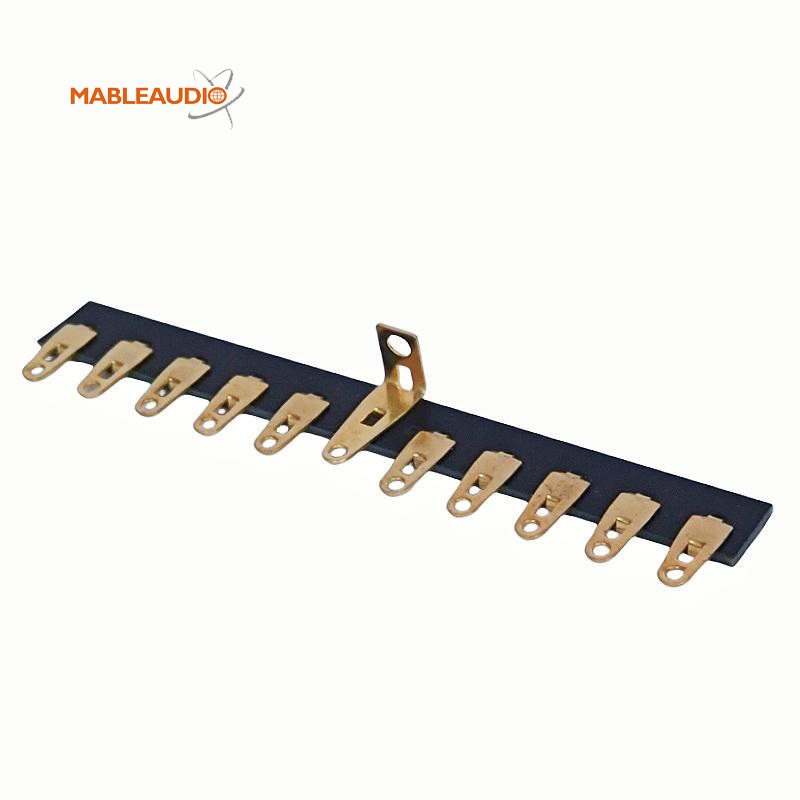 MABT0004F 10pcs 11pins tag strip gold pins