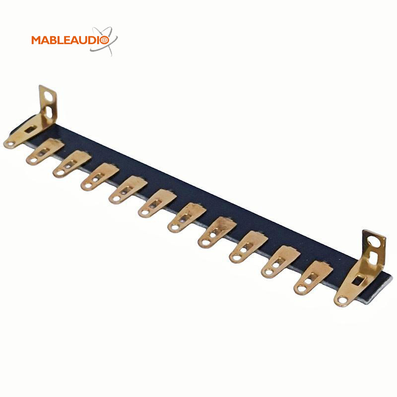 MABT0004G 10pcs 12pins tag strip gold pins