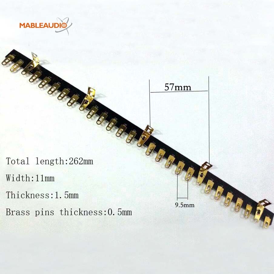 MABT0006 28pins tag strip nickel plated pins