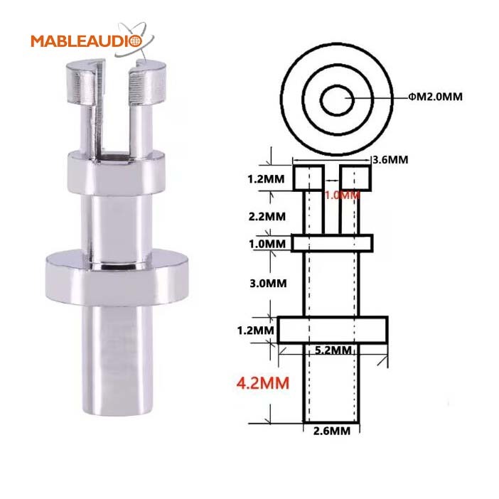 MATU0001 50pcs forked turrets for 3mm board turrets