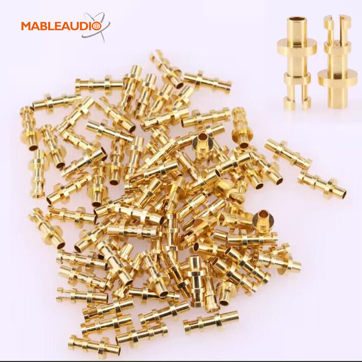 MATU0001G 50pcs forked turrets for 3mm gold plated