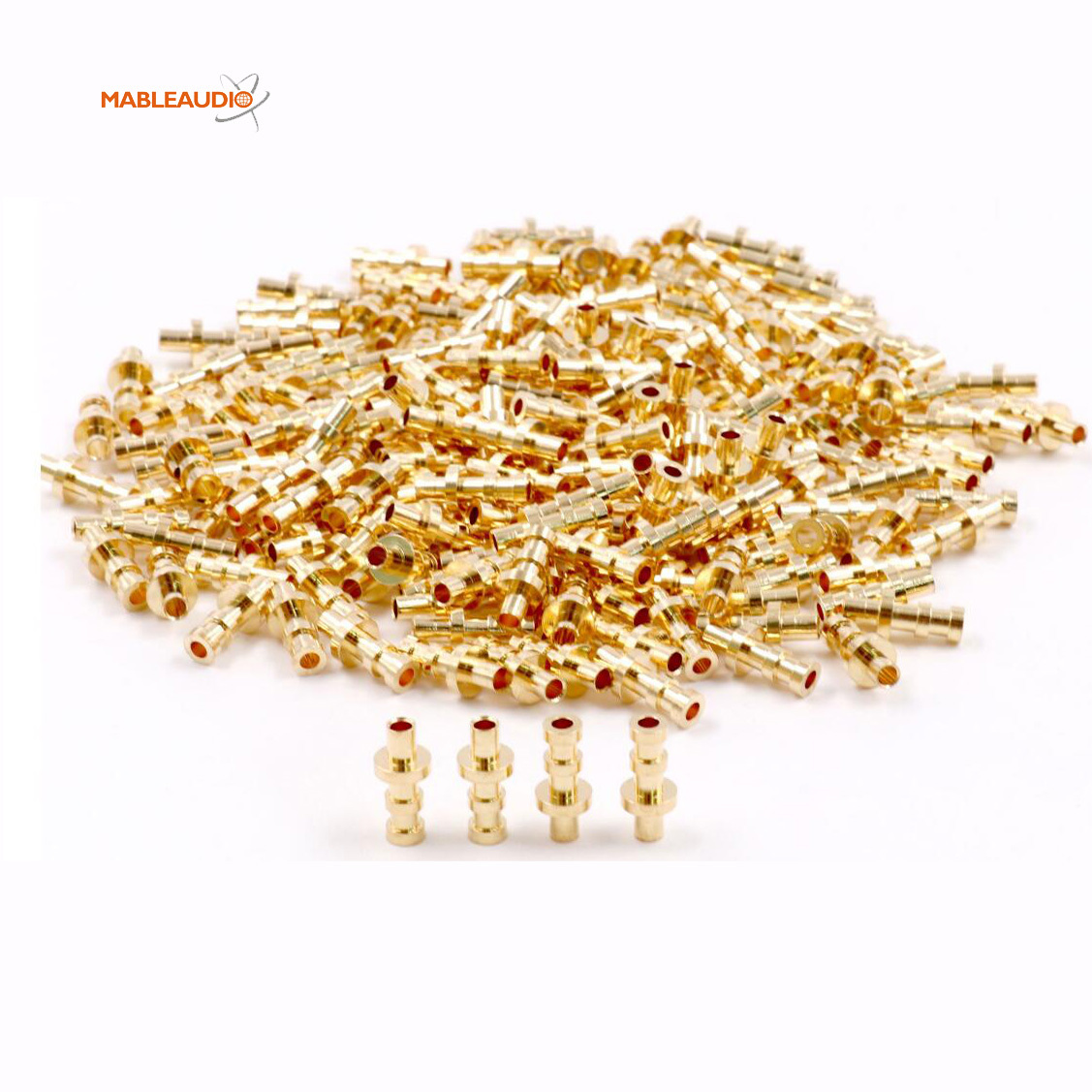 MATU0005B 50pcs 2mm Gold plated turrets