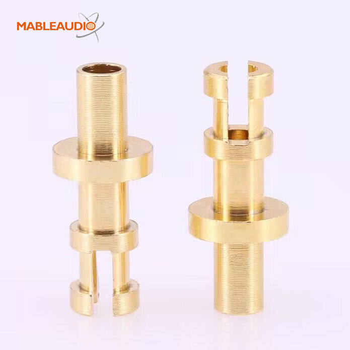 MATU0001G 50pcs forked turrets for 3mm gold plated