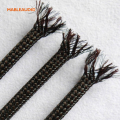 Coffee color PP+black PET woven