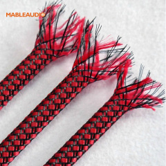Red PP+black PET woven