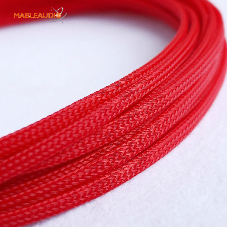 Masp0182 Masp0183 Masp0184 Masp0185 5mm 10m Braided Pet Cable Sleeve