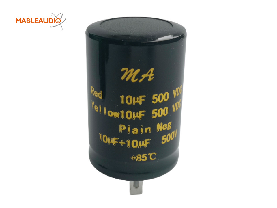 MAEC0024 5pcs 500V 10uF+10uF Electrolytic capacitors
