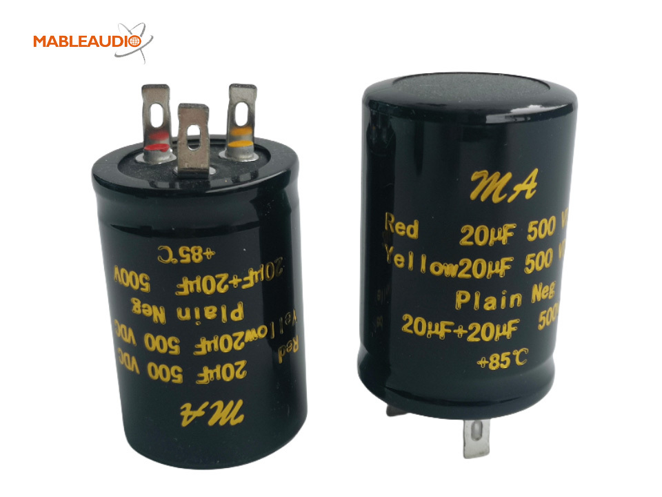 MAEC0025 500V 20uF+20uF Electrolytic capacitors