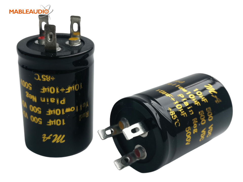 MAEC0024 5pcs 500V 10uF+10uF Electrolytic capacitors