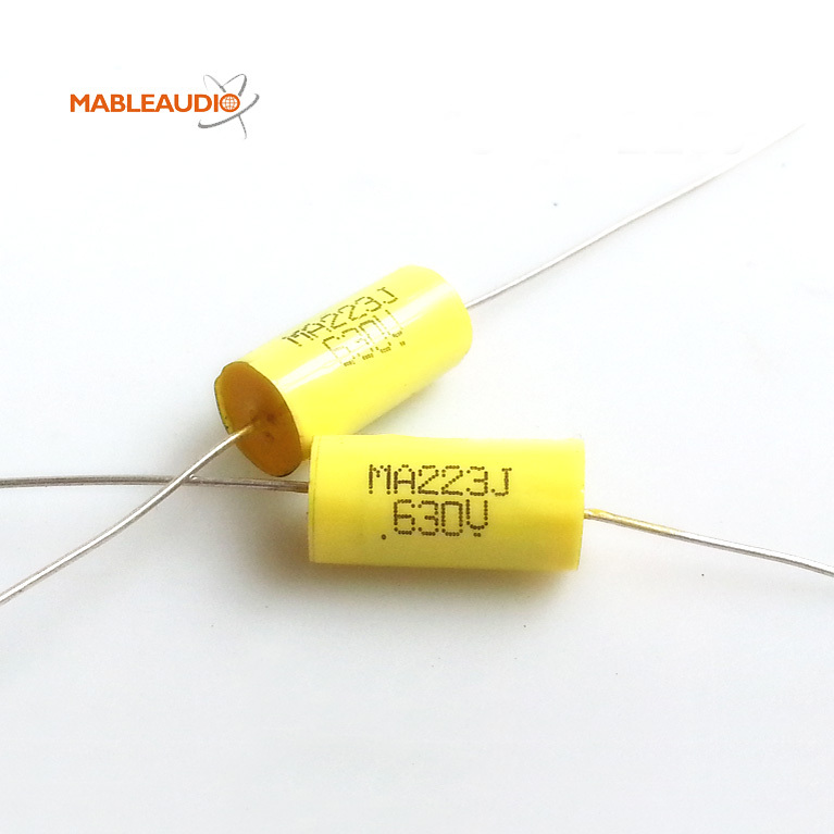 MACP0009 10pcs 630V 223 DC metallized polyester film axial capacitor MKT
