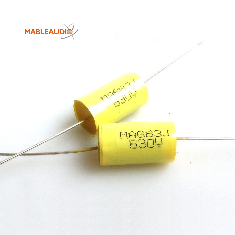 MACP0012 10pcs 630V 683 DC metallized polyester film axial capacitor MKT