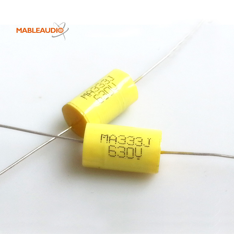 MACP0010 10pcs 630V 333 DC metallized polyester film axial capacitor MKT