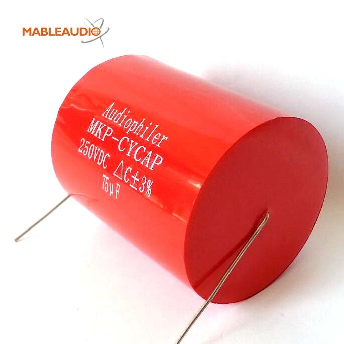 MACM0025 MKP CAP 250V 75UF DC metalized polypropylene film axial capacitor