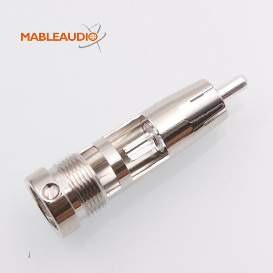 MAEZ0007 EIZZ EZ-201 Rhodium plated Male RCA Plug