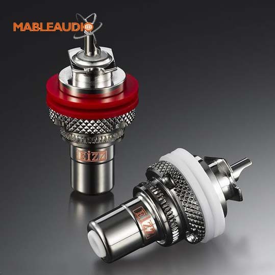 MAEZ0004 EIZZ EZ-104 Female RCA Jack Rhodium Plated tellurium copper Teflon