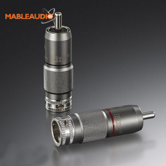 MAEZ0008 EIZZ EZ-202 Male RCA Plug Rhodium Plated phosphor bronzeTeflon