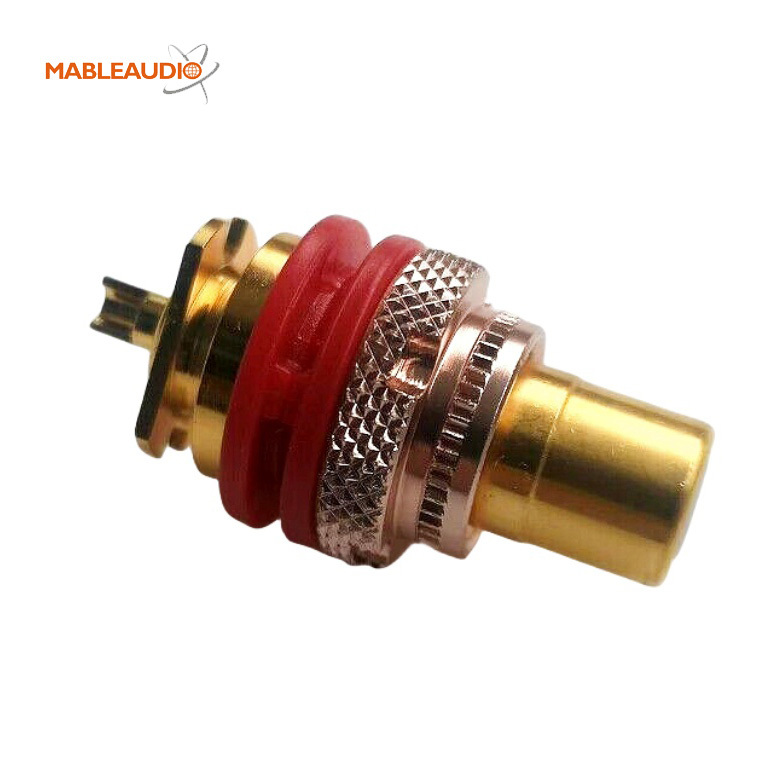 MAEZ0003 EIZZ EZ-103 24K Gold Plated Female RCA Jack Connector