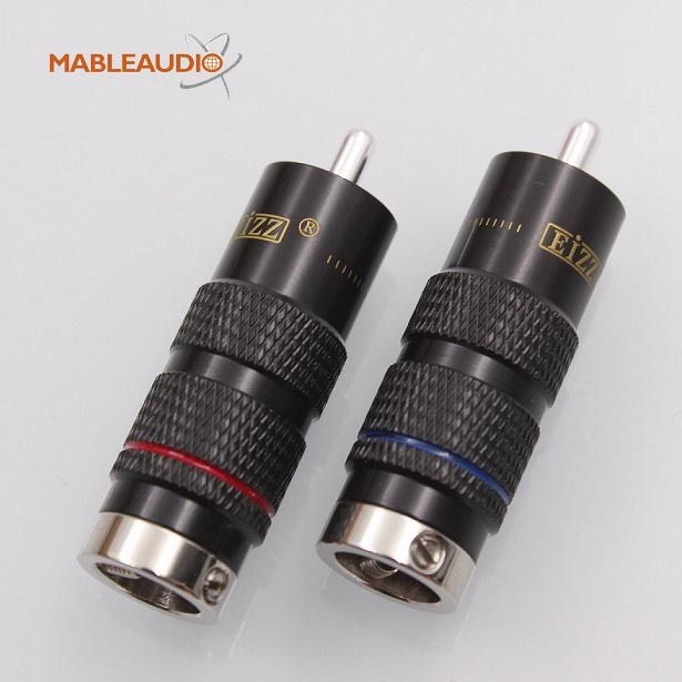 MAEZ0007 EIZZ EZ-201 Rhodium plated Male RCA Plug