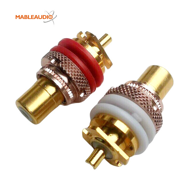 MAEZ0003 EIZZ EZ-103 24K Gold Plated Female RCA Jack Connector