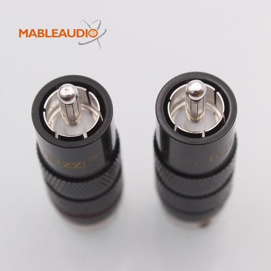 MAEZ0007 EIZZ EZ-201 Rhodium plated Male RCA Plug