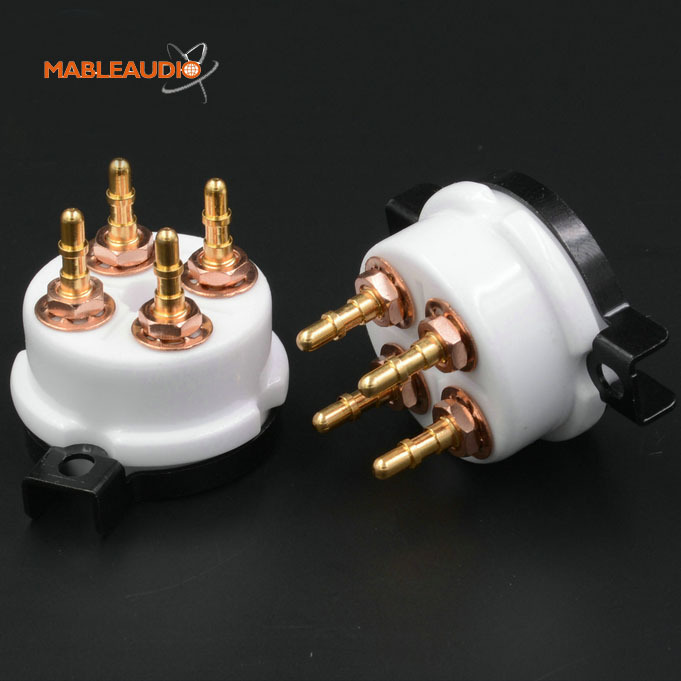 MAEZ0022 EZ-1104A GZC4-D-G  4pin Gold plated ceramic Sockets