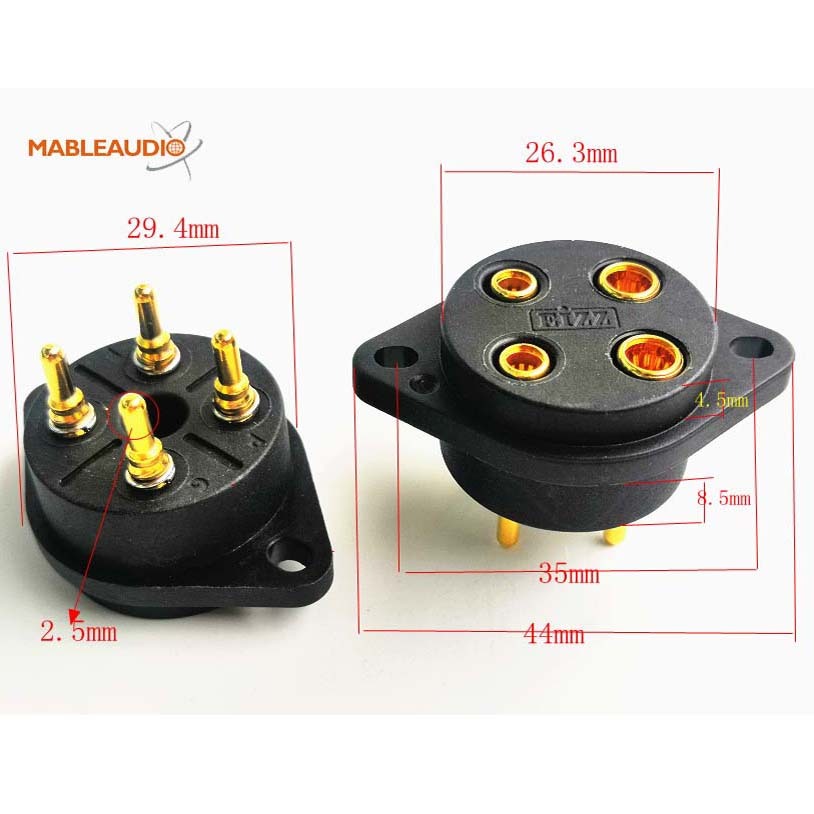 MAEZ0070 EZ-1304 4pins tube socket