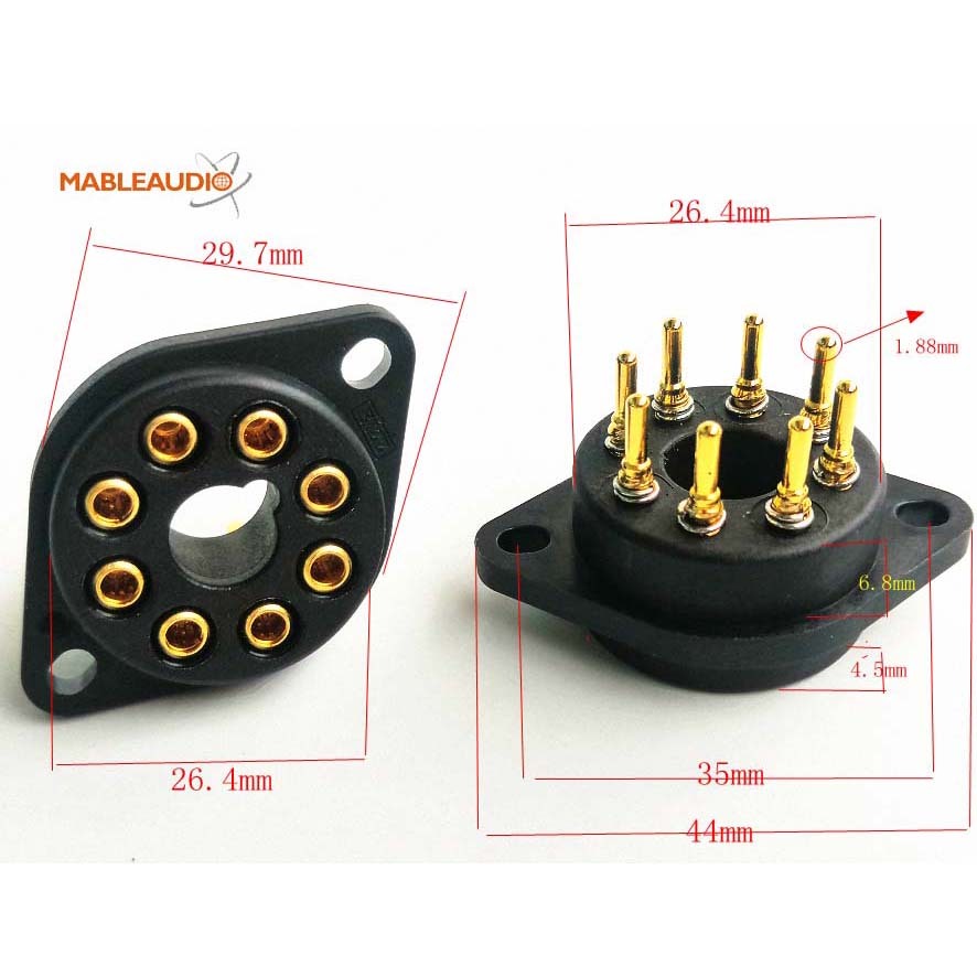 MAEZ0071 EZ-1308 8pins tube socket
