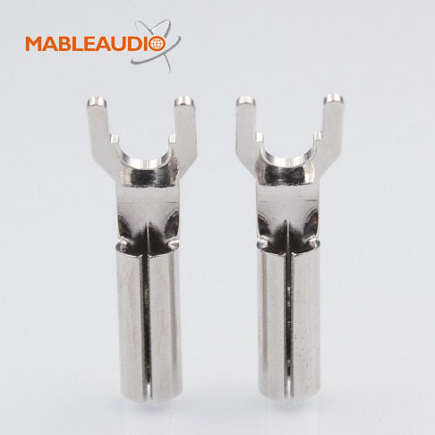 MAEZ0048 EIZZ EZ-501 Y Spade Rhodium Plated Connector cooper
